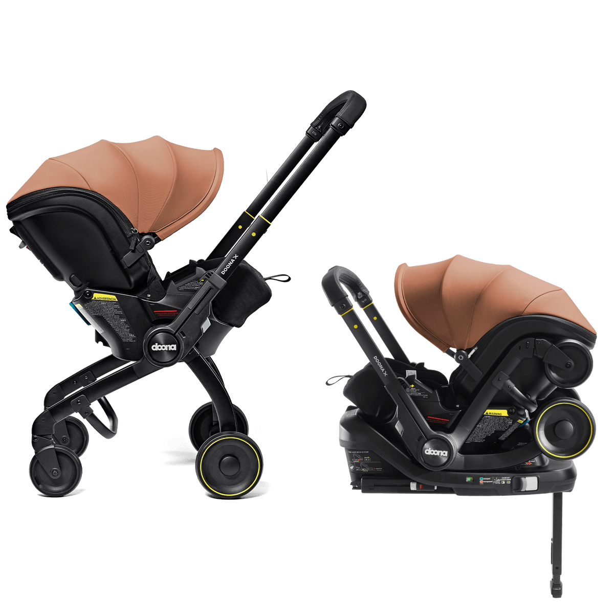 Doona X Car Seat & Stroller in Terracotta