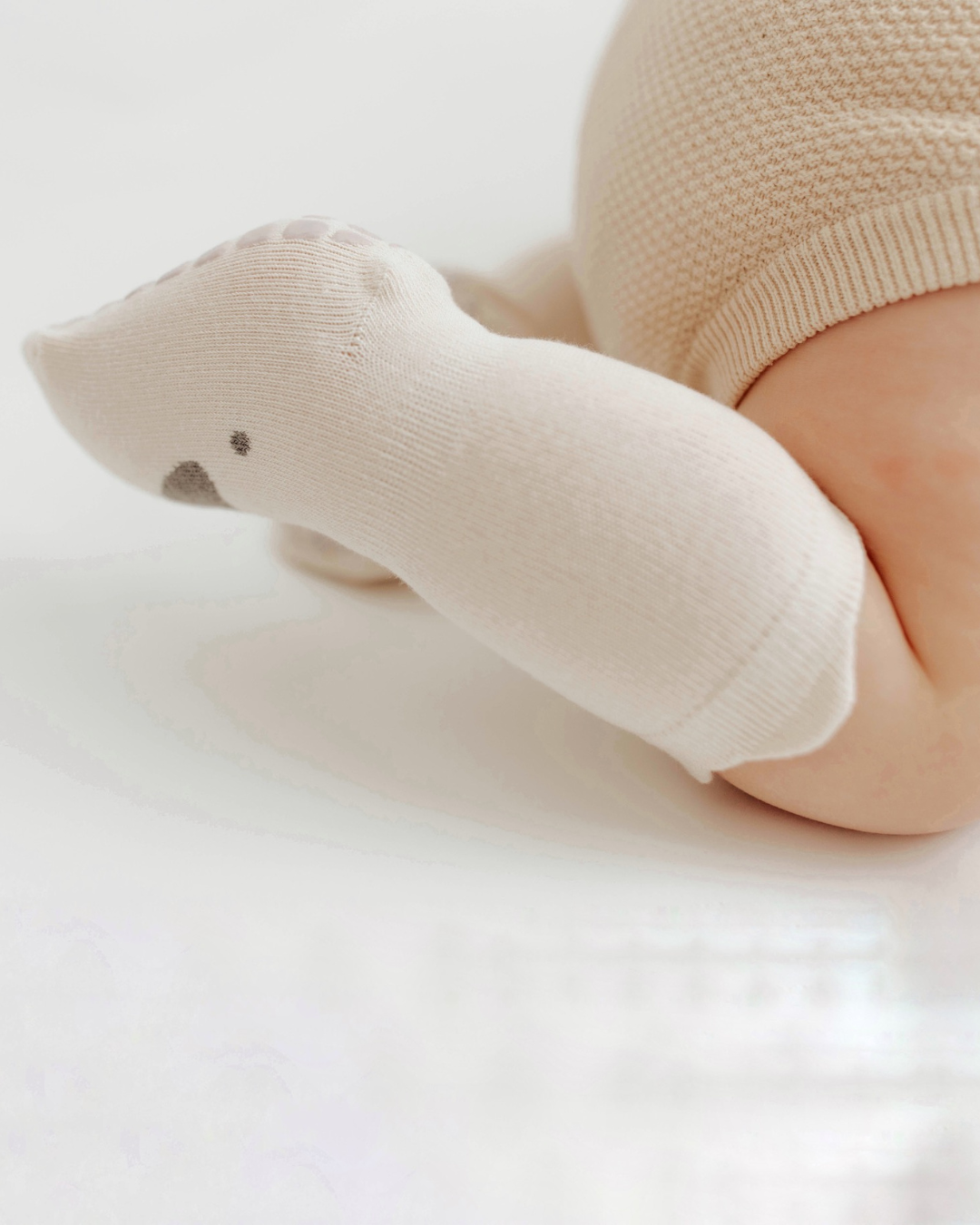 Neutral Grippy Socks (6 Pairs)