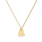 Mysha Personalized Triple Bar Of Love Pendant