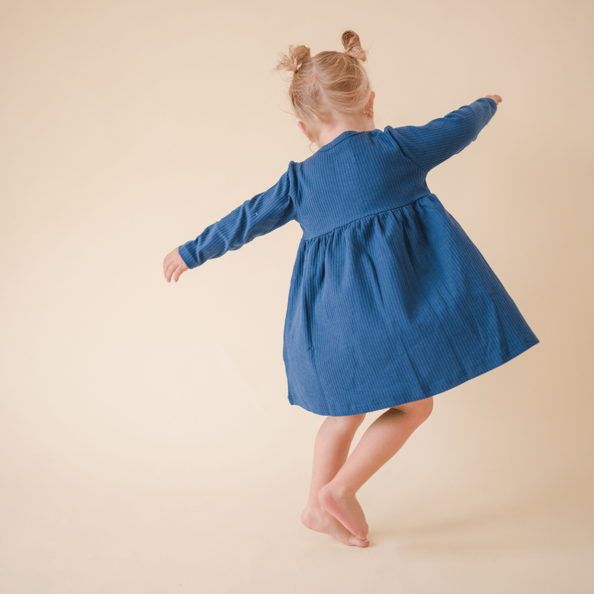 Organic Ribbed Cotton Dress