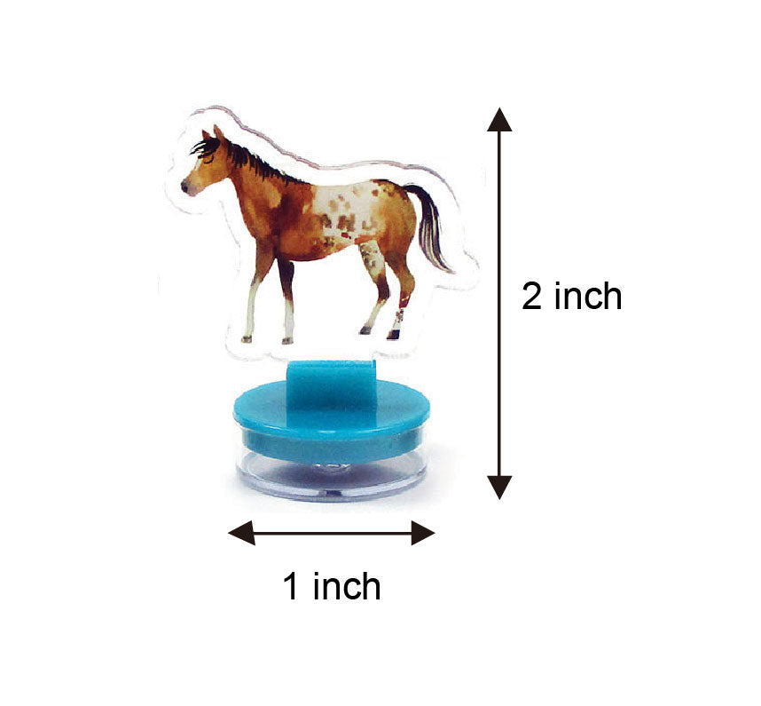 Horse Acrylic Stamp Set Of 6