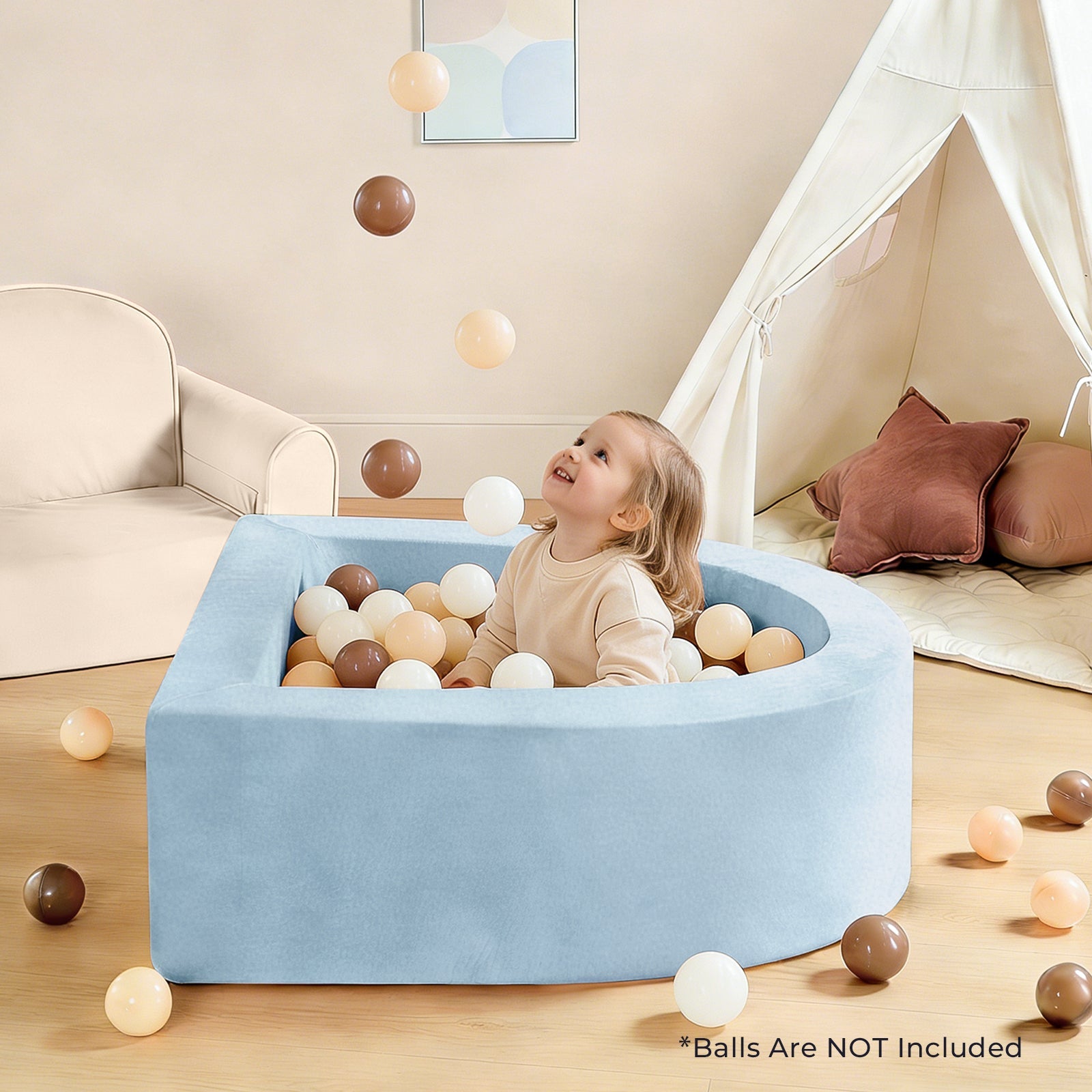 ® Playnest Soft Foam Ball Pit - Balls Not Included