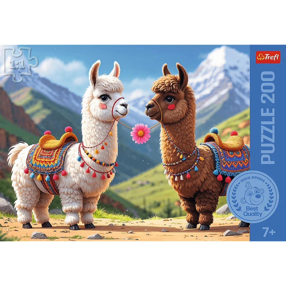 Kids ik Laurel - Colorful Llamas 200 Piece Puzzle