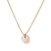 Mysha Personalized Eternal Initial Dual Heart Pendant
