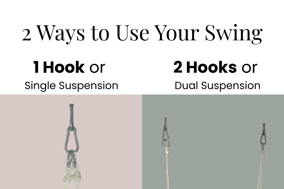 Organic Cotton Indoor High Back Swing Toffee