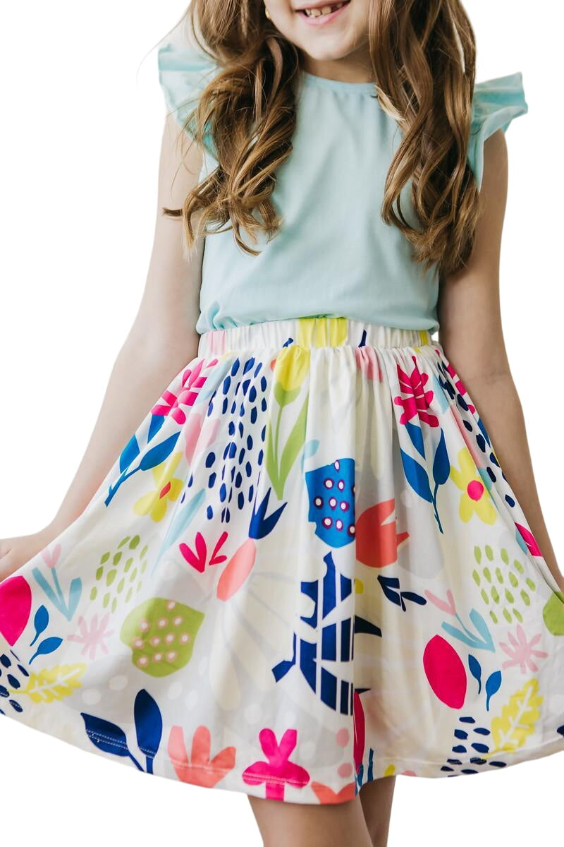 Sale Flower Market Twirl Skirt