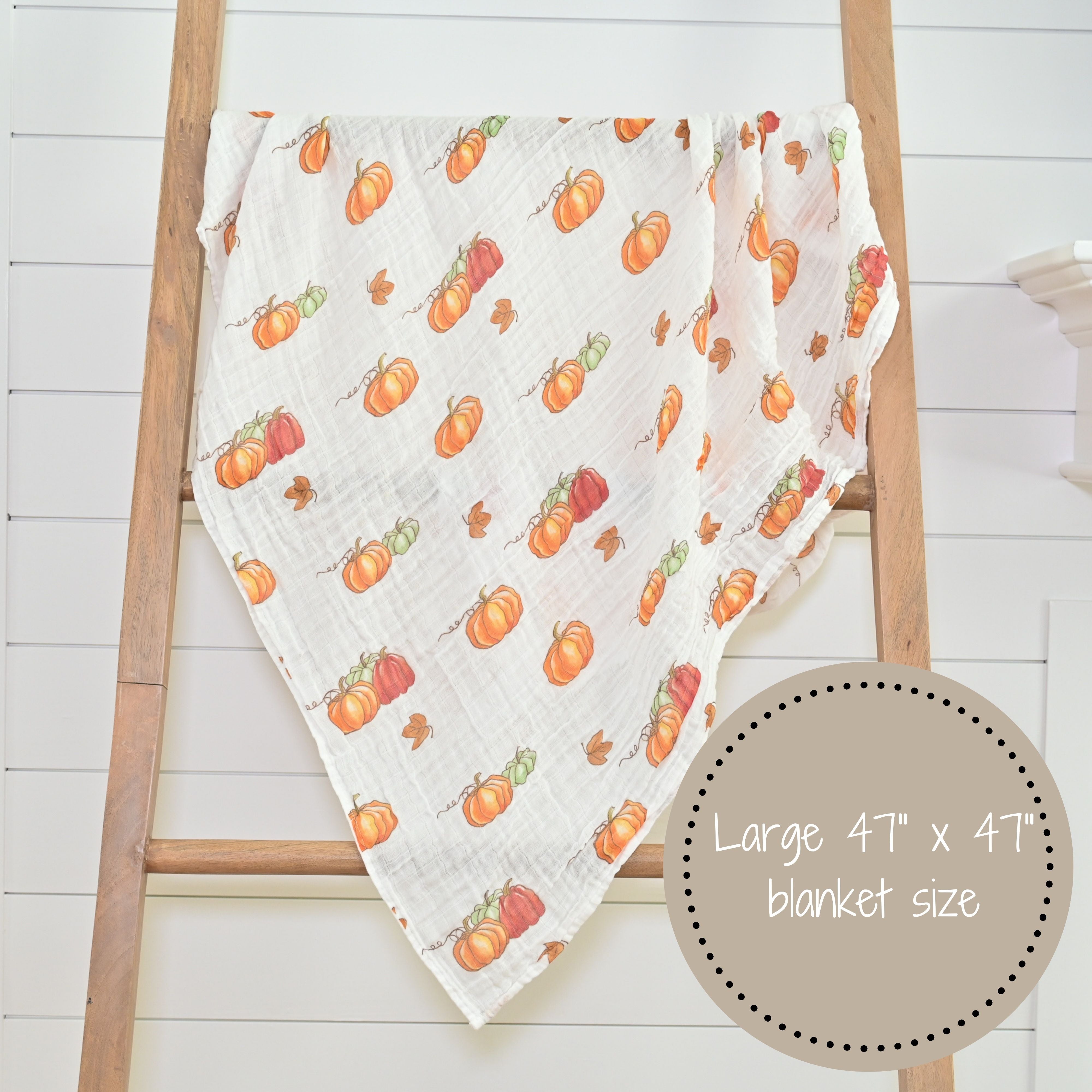 Pumpkin Patch Swaddle Blankets