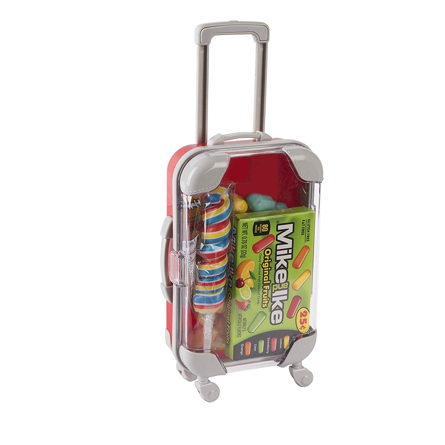 Mini Suitcase Candy Box 5.5"x3.5"x1.5" Red 8 Pack