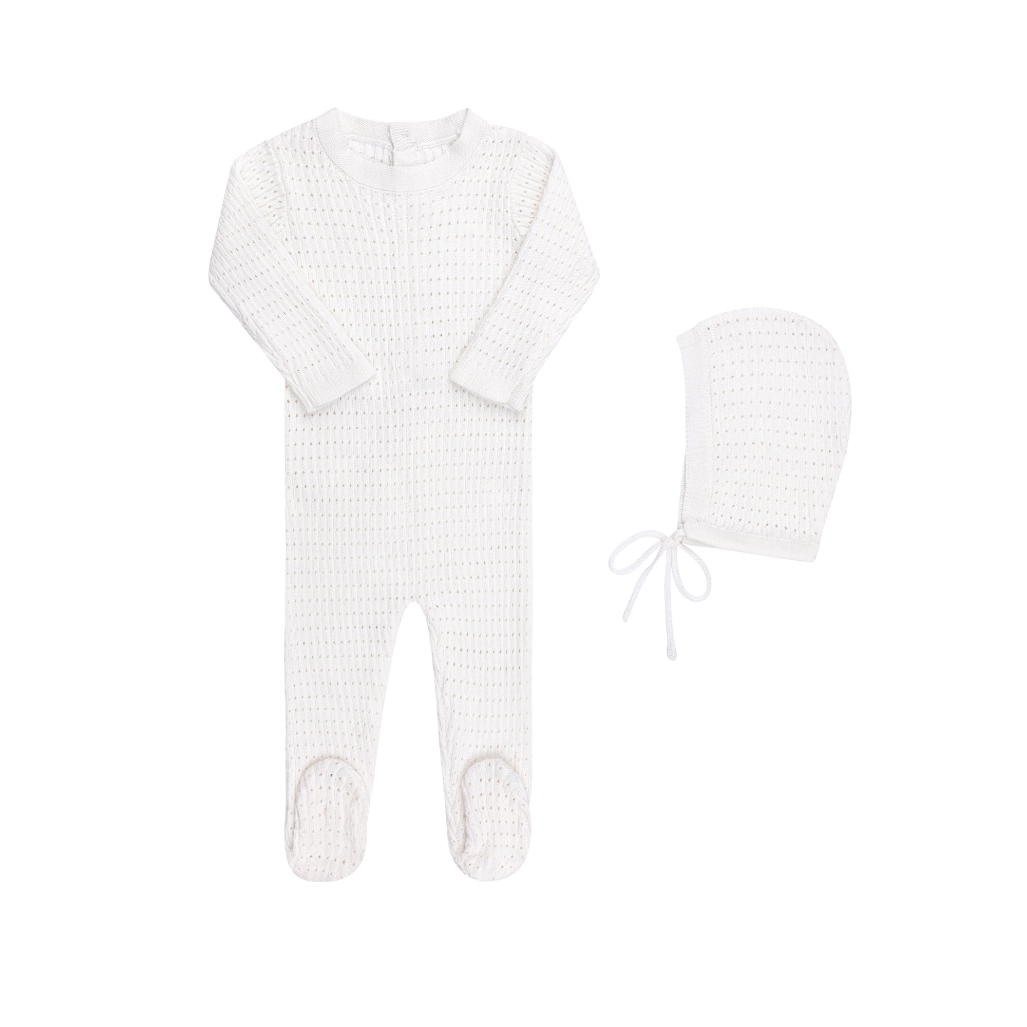 Pointelle Knit Layette Set