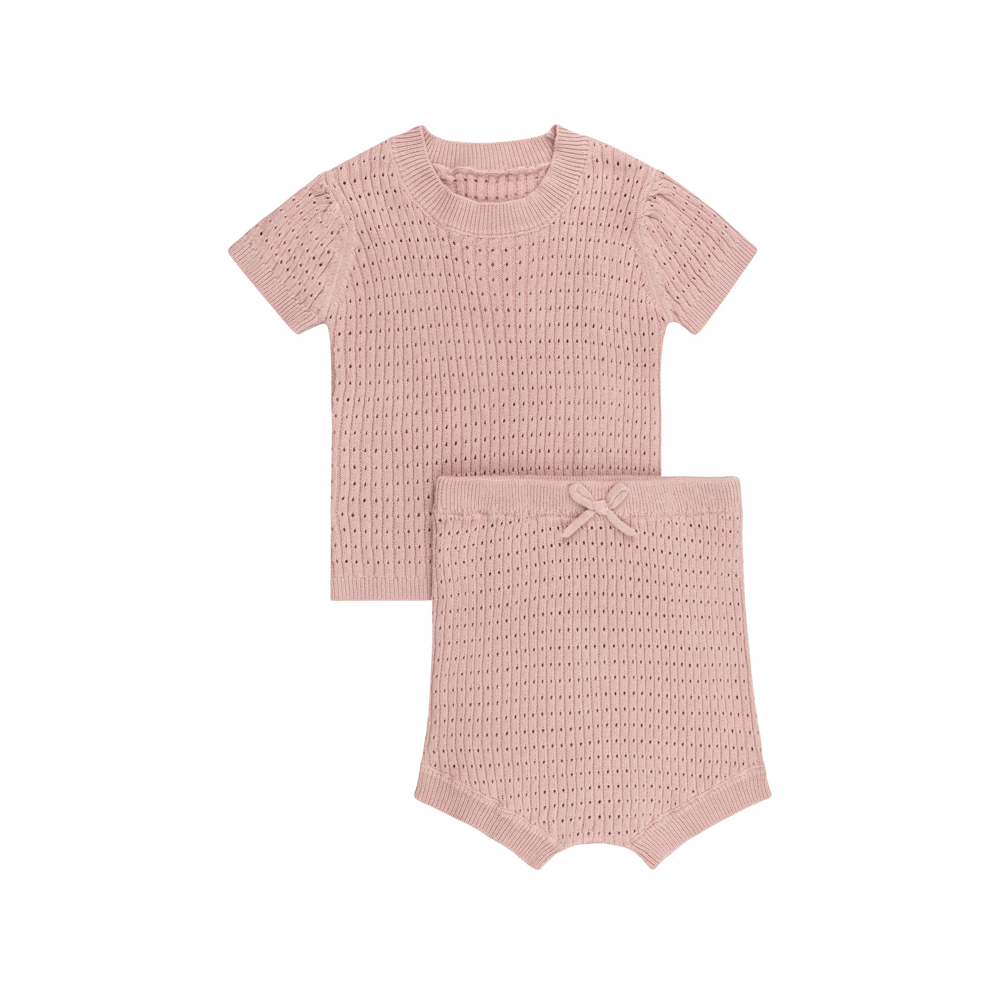 ⁠pointelle Knit 2 Piece Short Set