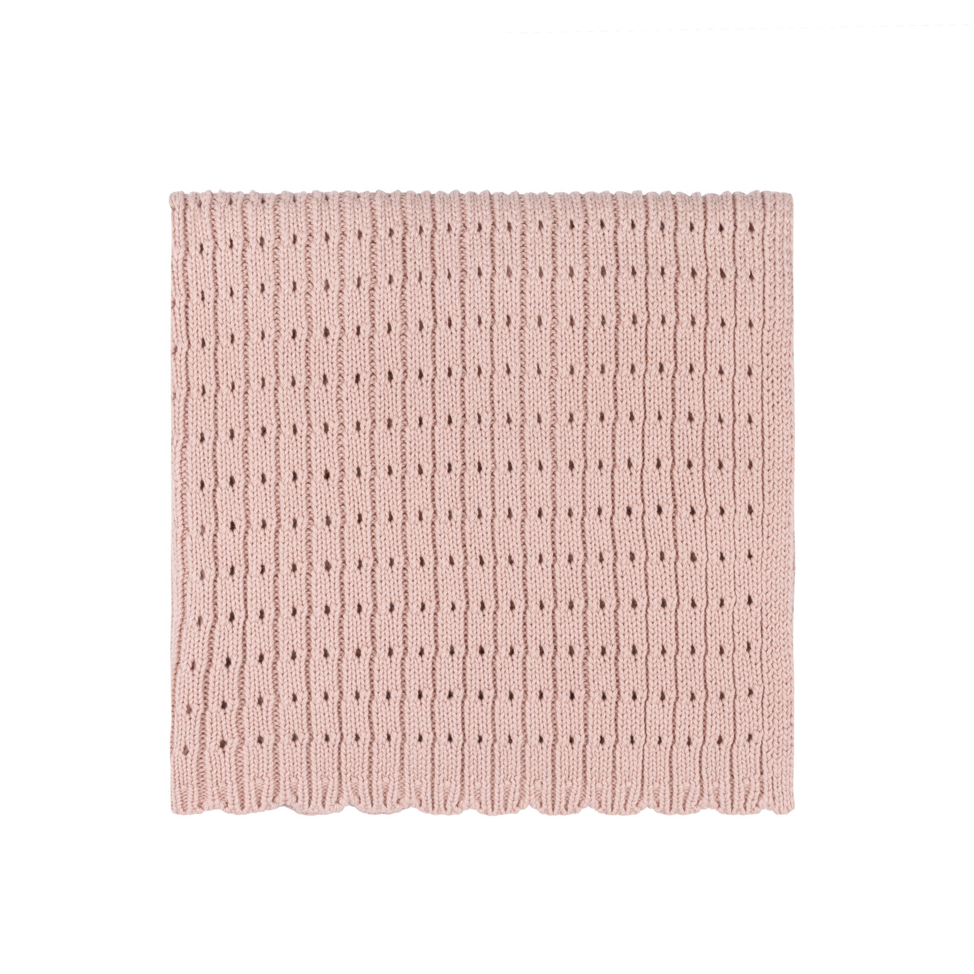 Pointelle Knit Blanket