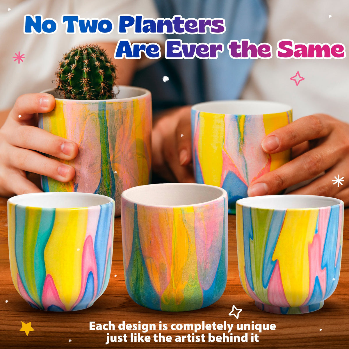 Water Marbling Planter Kit