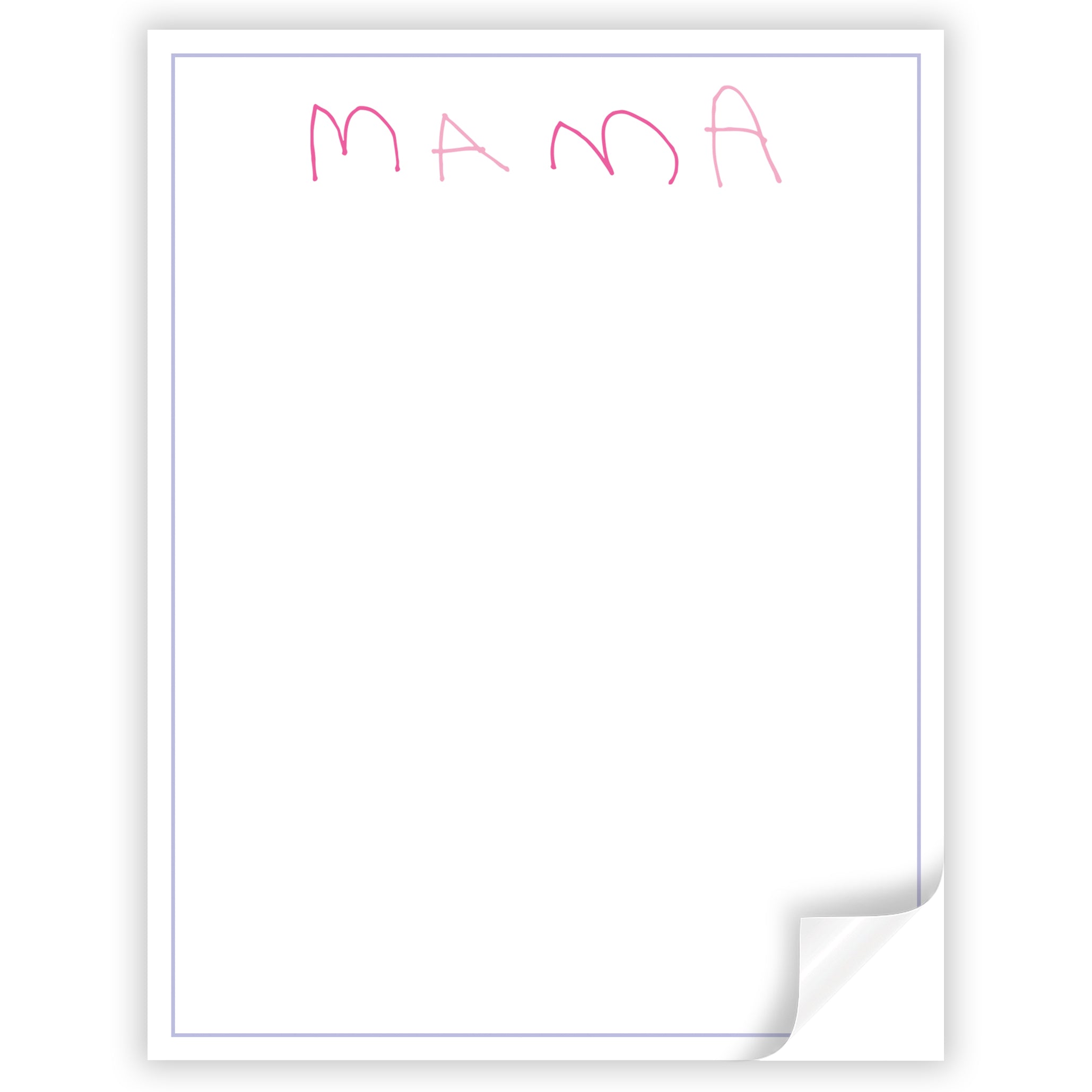 Little Hands Thin Frame Notepad