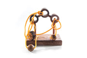 3 Posts - Wooden Brain Teaser Puzzle