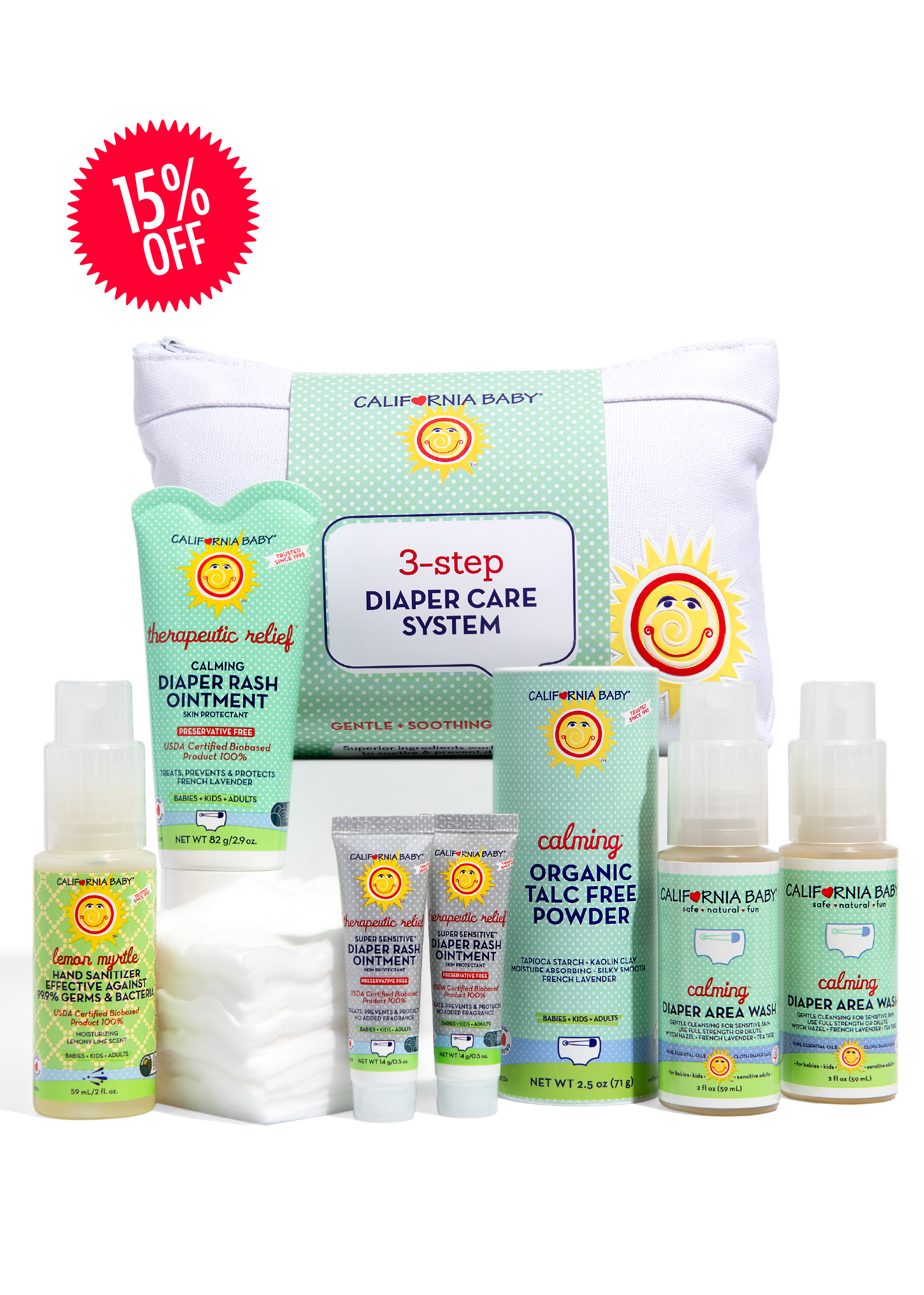 Calming™ 3-step Diaper Care Kit
