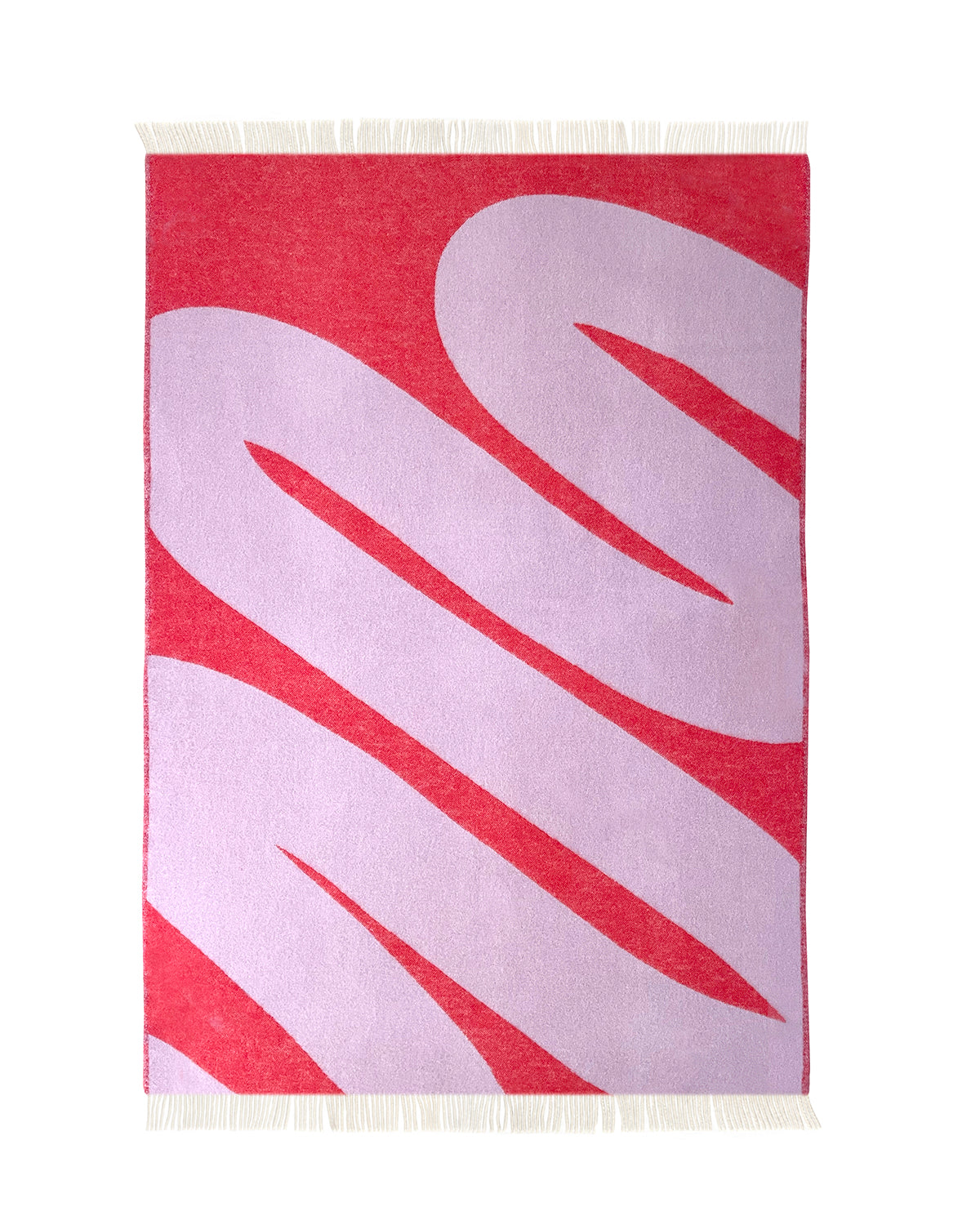 Blanket Swirl Lilac / Scarlet 4.25 X 6.5 Ft