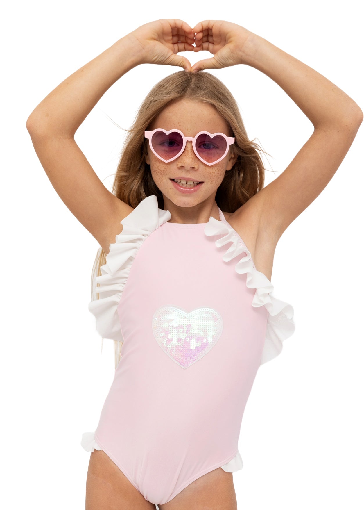 Pink Heart Swimsuit