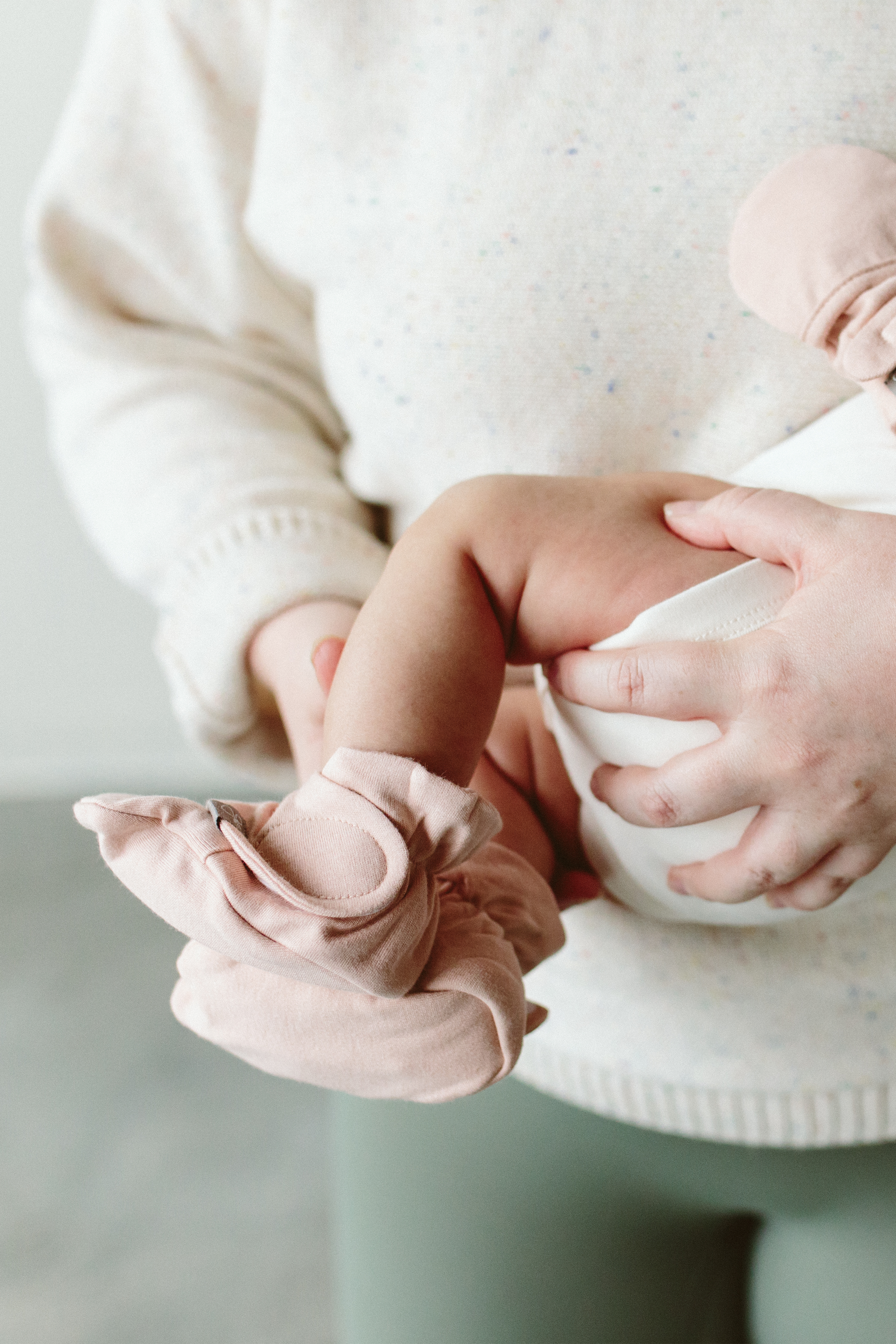 Preemie Stay On Boots | Rose