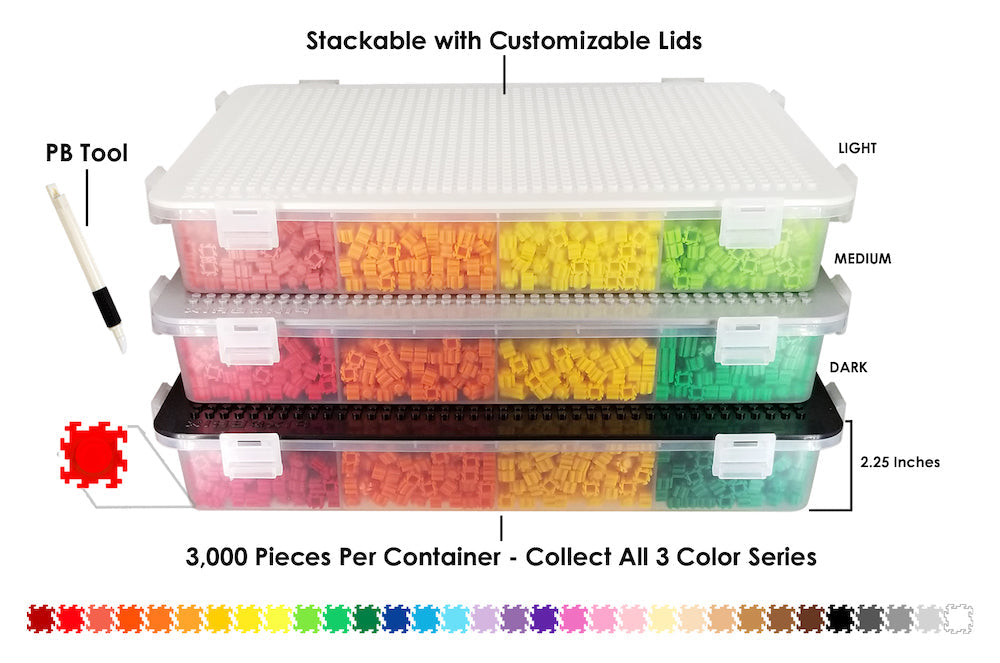 3000pc  Container - Light Color Palette