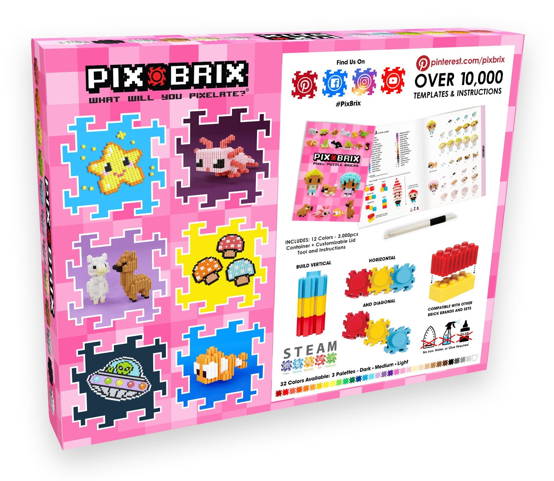 3000pc  Container - Light Color Palette