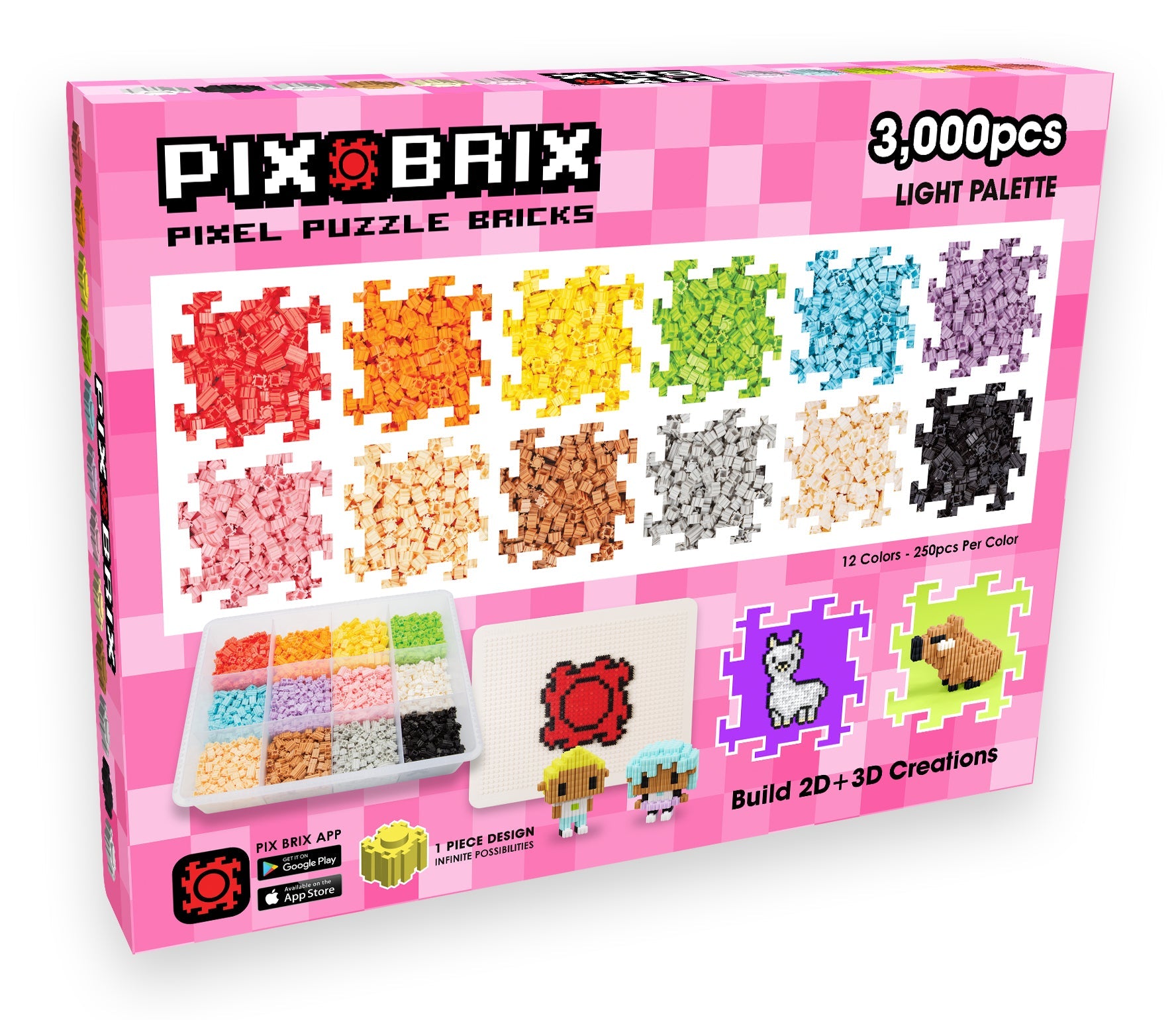 3000pc  Container - Light Color Palette