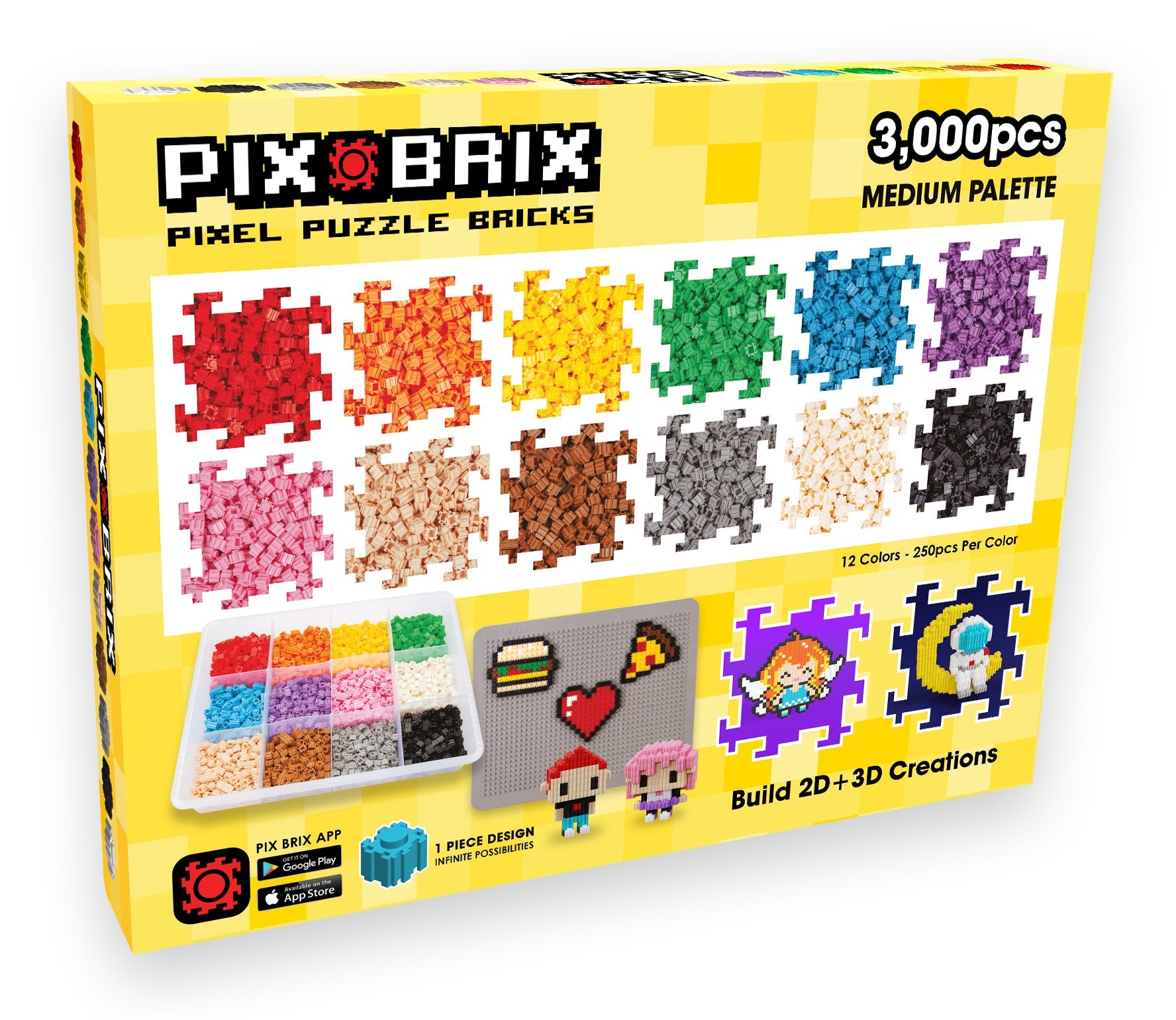 3000pc  Container - Medium Color Palette