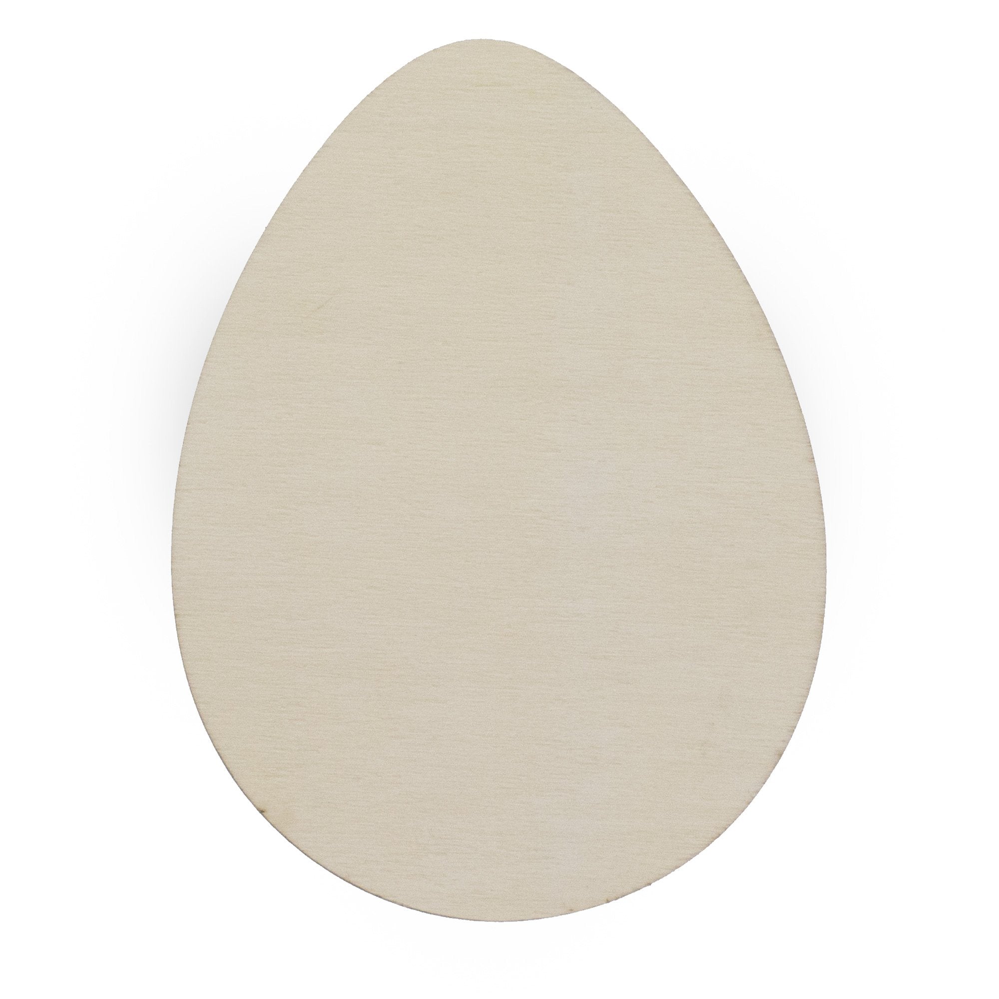 5.1-inch Diy Unfinished Wooden Egg Craft Cutout