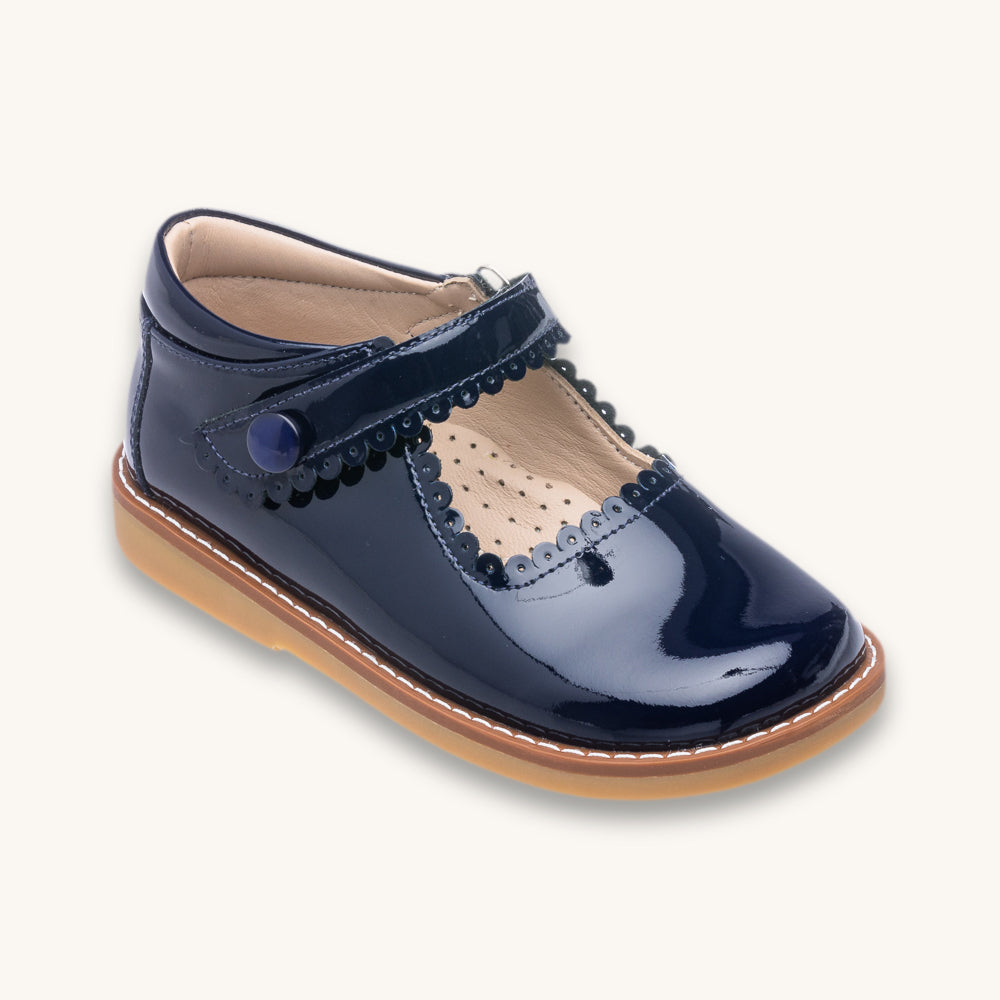 Mary Jane Patent Navy Blue