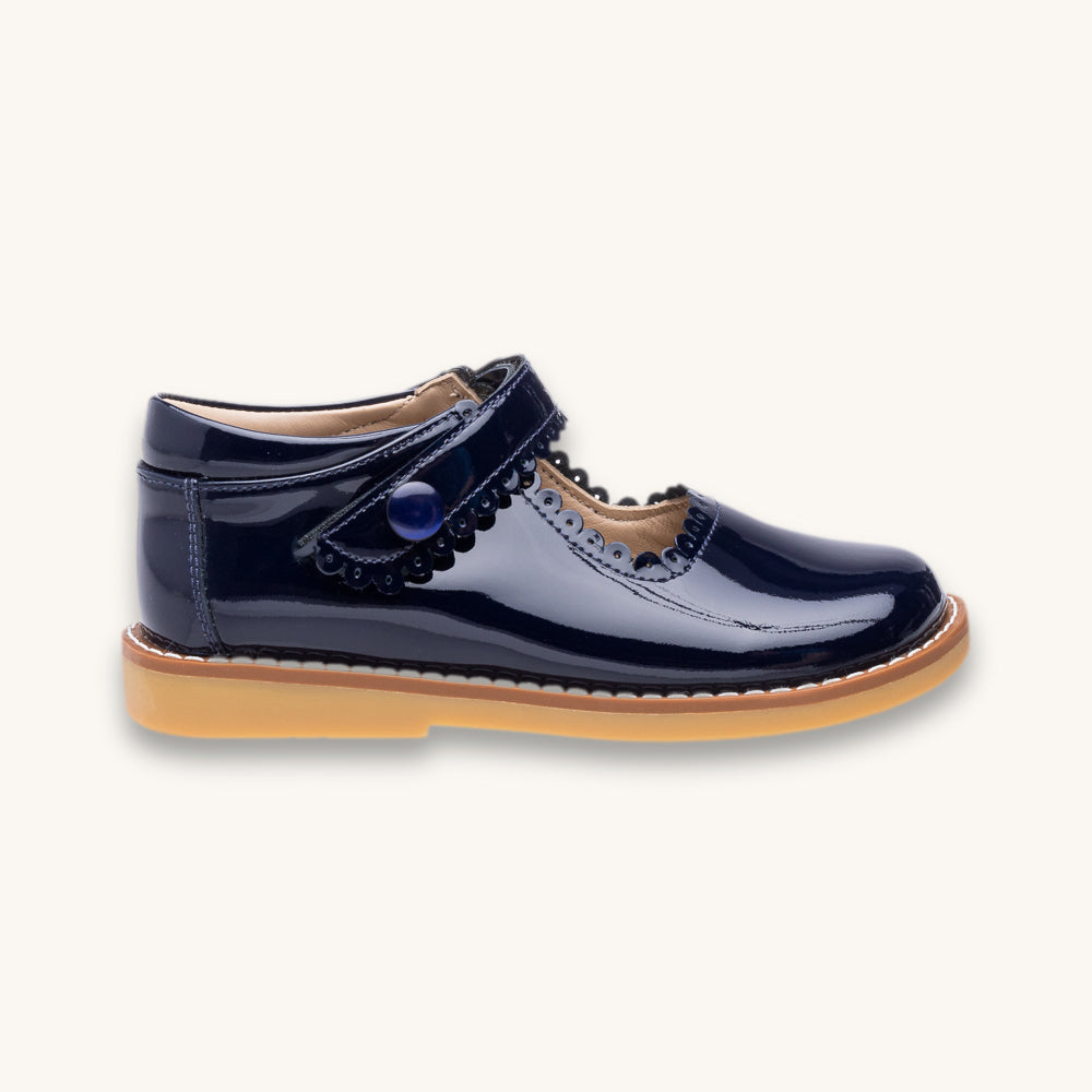Mary Jane Patent Navy Blue