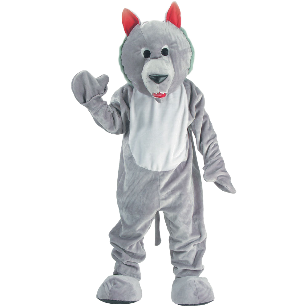 Hungry Wolf Mascot Costume - Adults