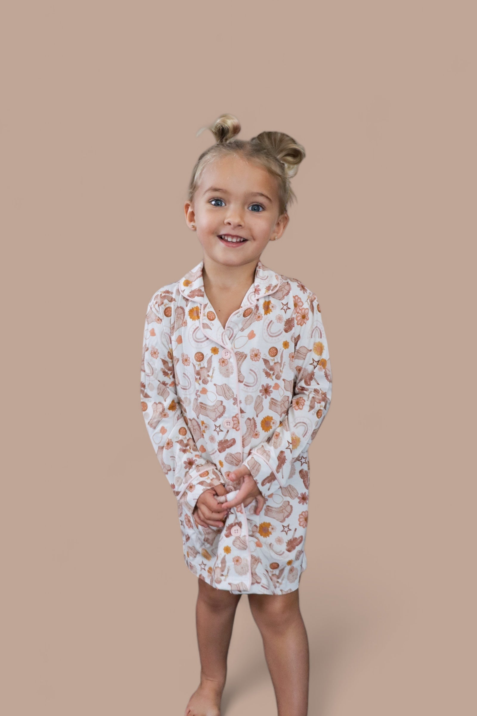 Flowers And Boots Girl's Dream Gown