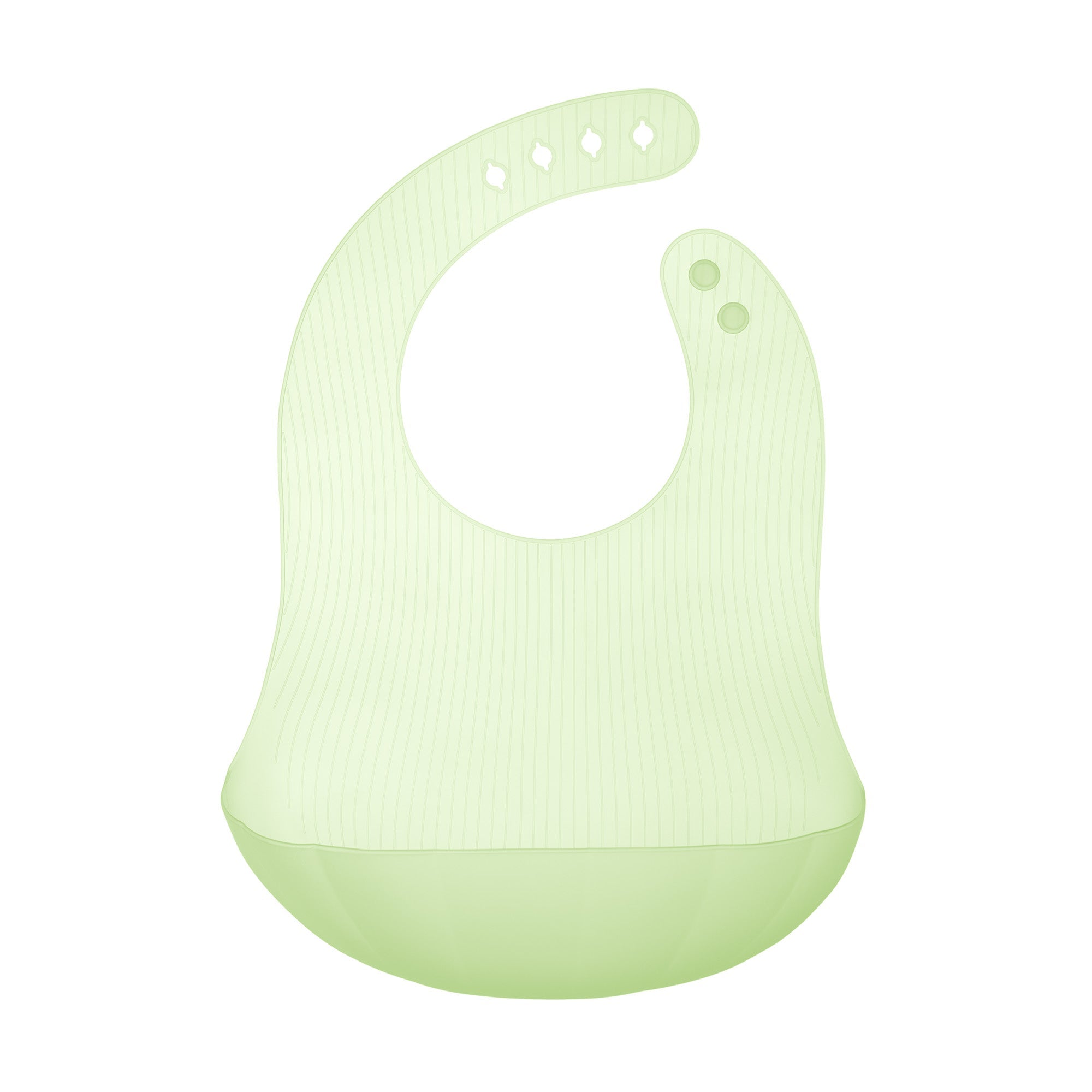 Silicone Bib For Mess-free Self-feeding