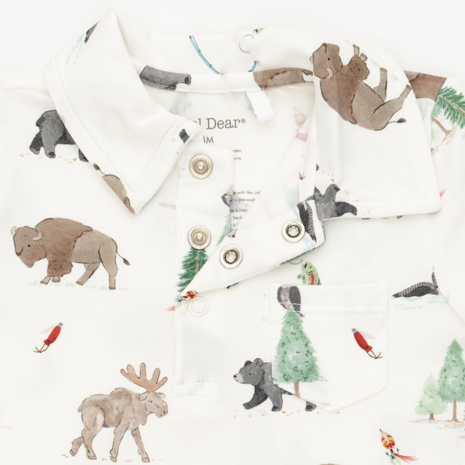 Northern Woodland Animals - Polo Romper