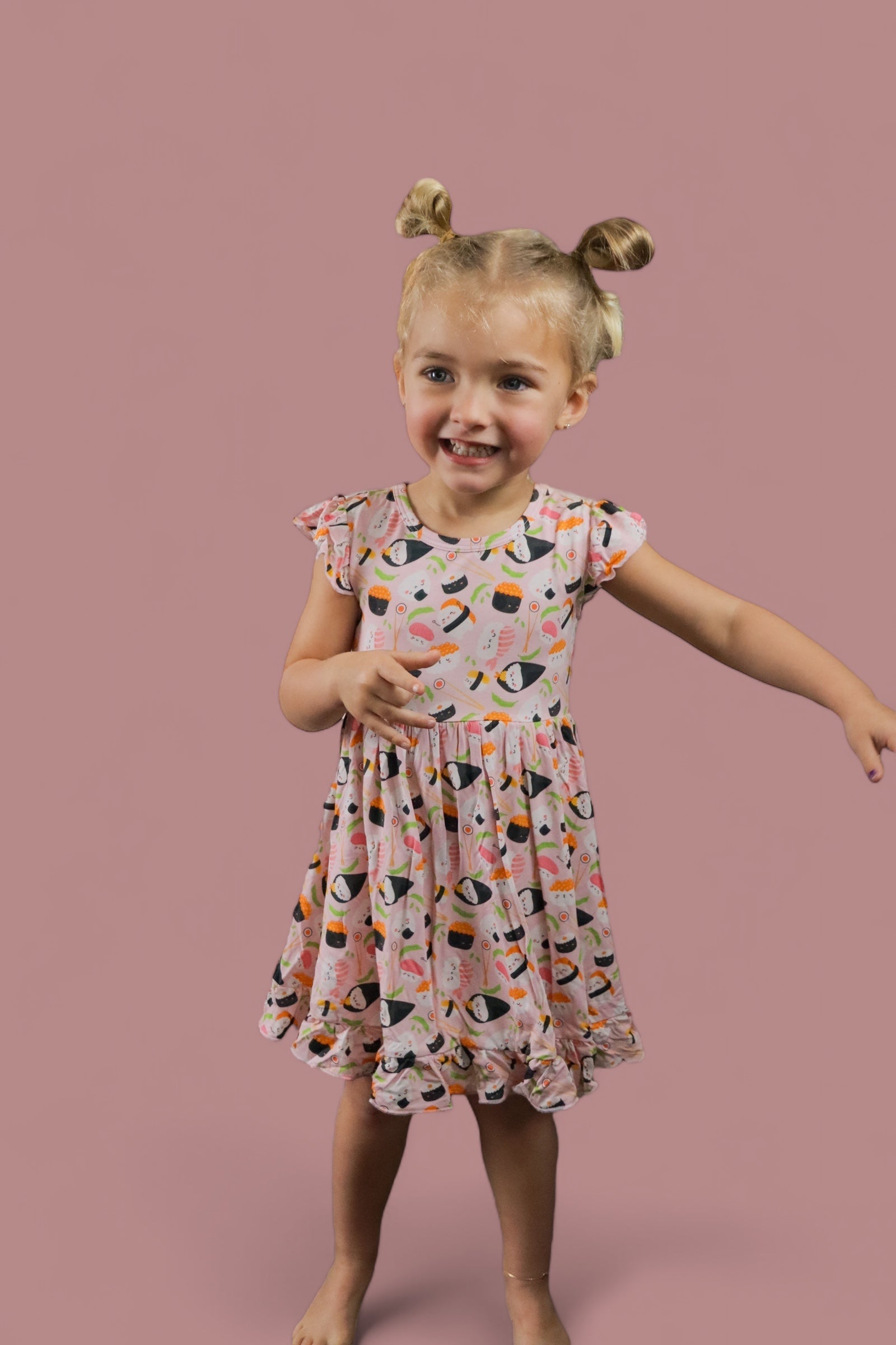 Sweet Pea Sushi Dream Ruffle Dress