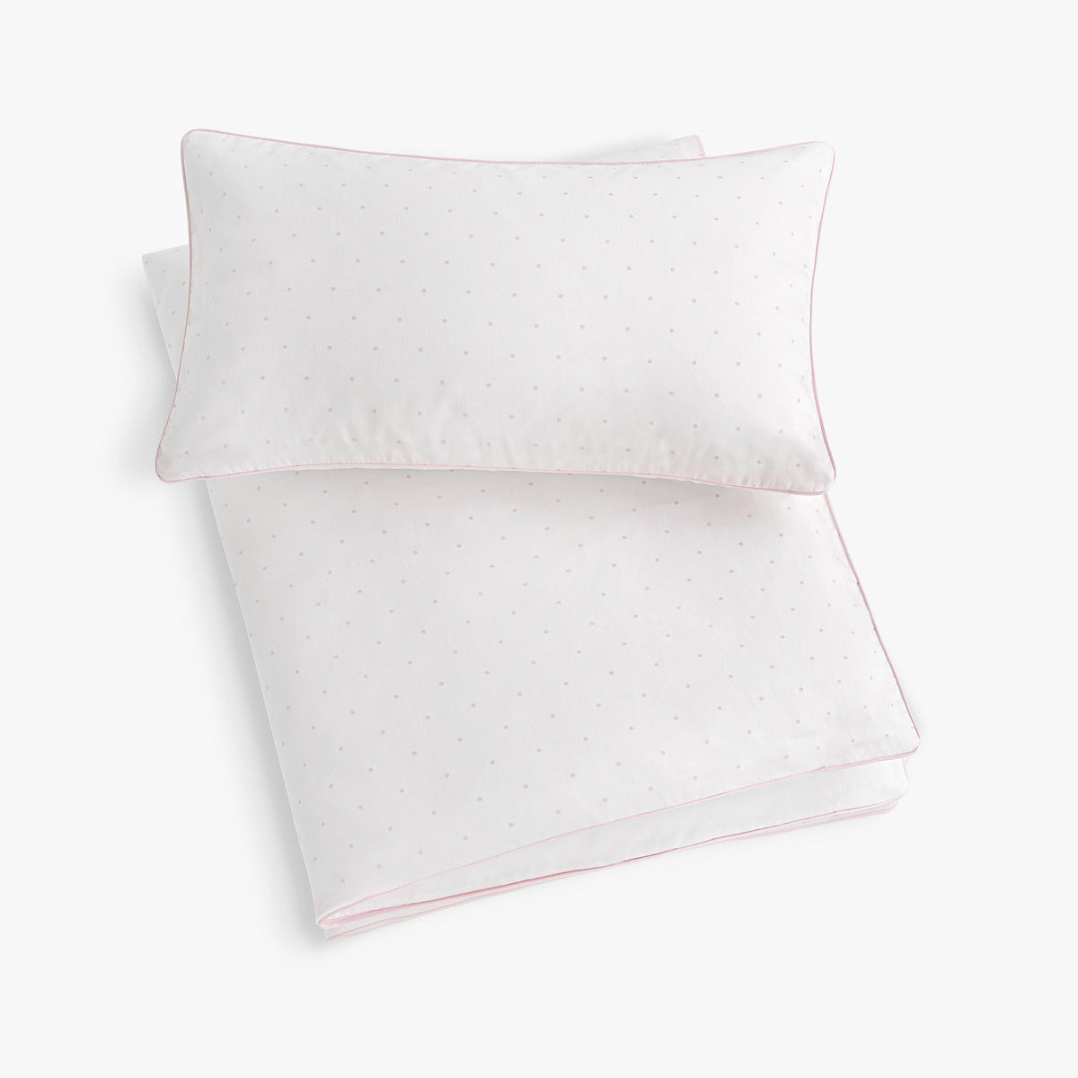 Classic Polka Dot Toddler Duvet - Pink