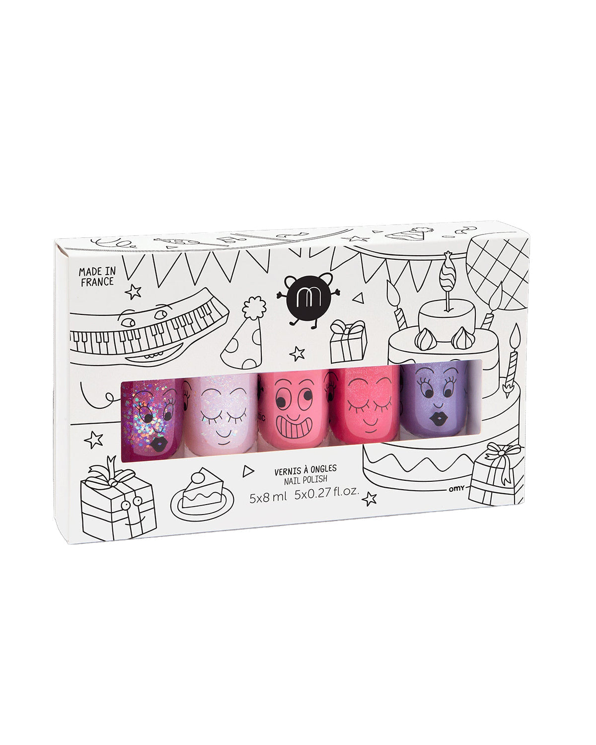 Nailpolish For Kids Set Of 5 Party