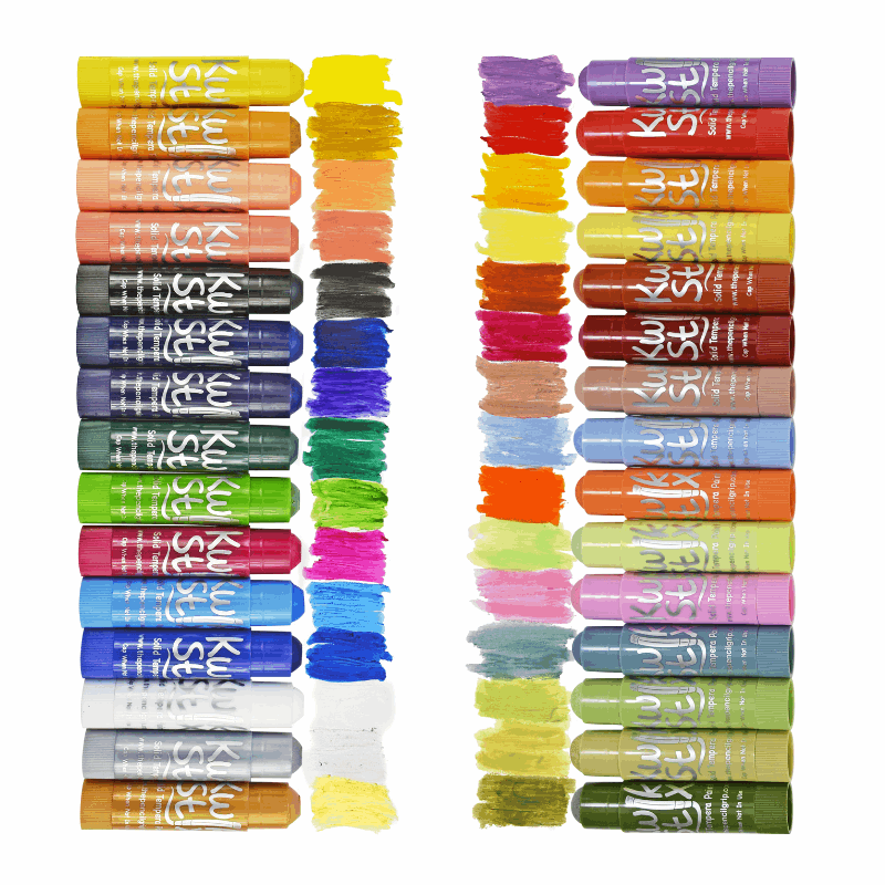 Kwik Stix Paint Sticks, Set Of 30 Colors