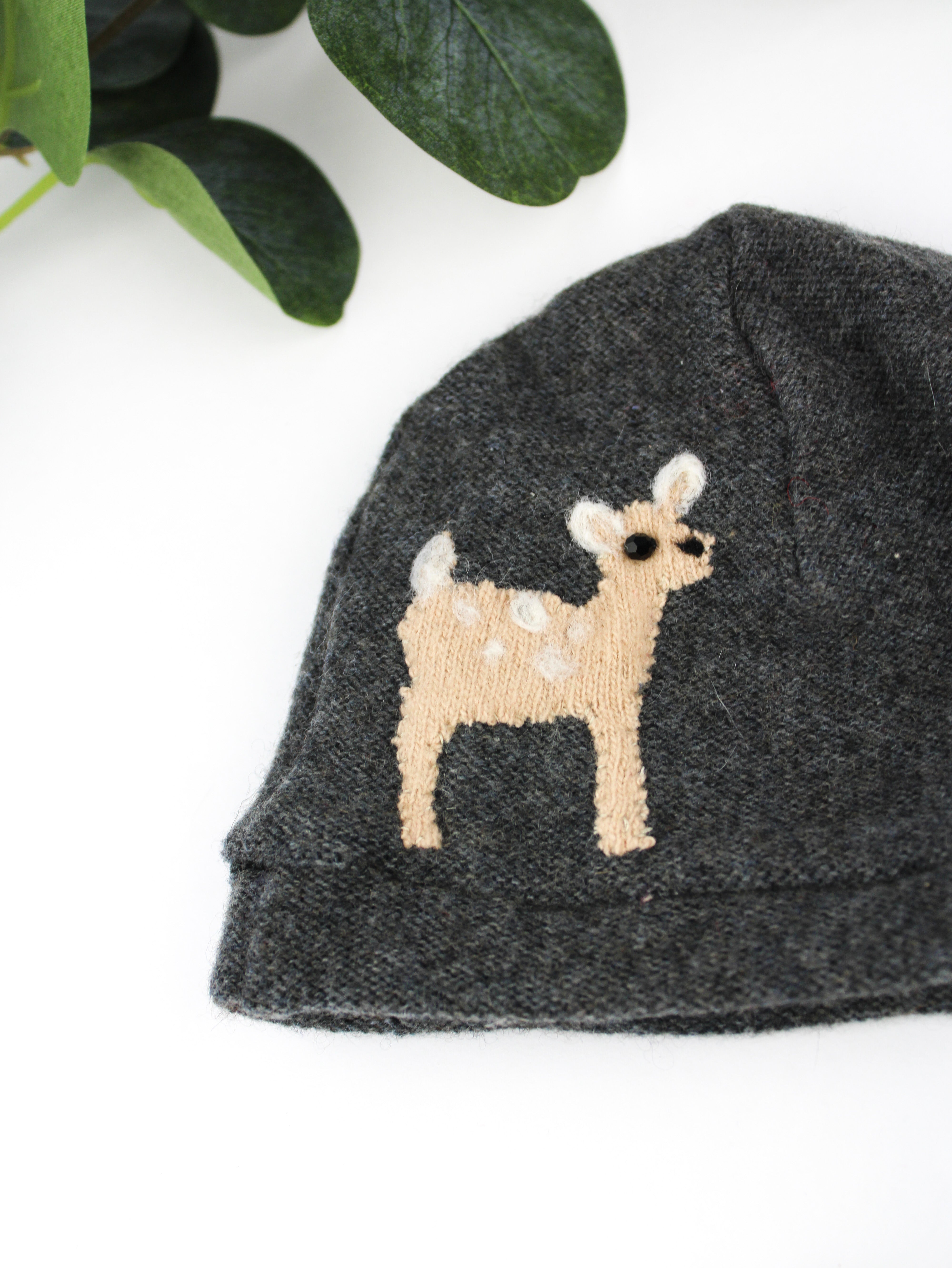 Fawn Cashmere Hat - Newborn
