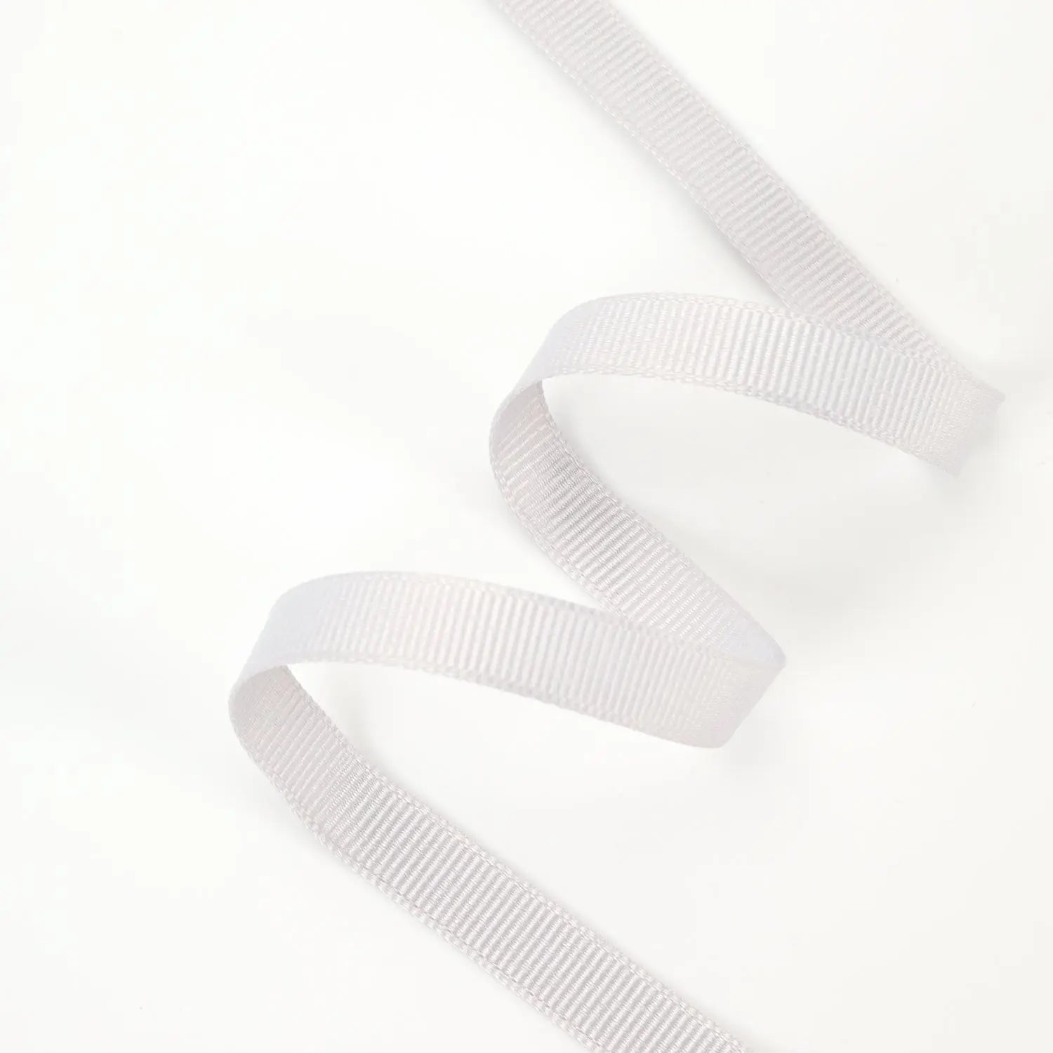 Textured Grosgrain Ribbon | Shell Grey (007)