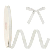 Textured Grosgrain Ribbon | Shell Grey (007)