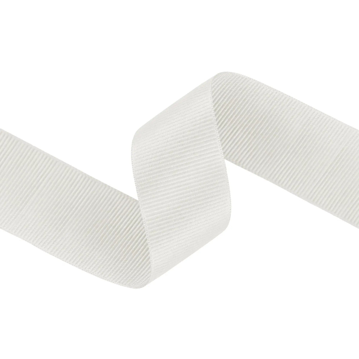 Textured Grosgrain Ribbon | Shell Grey (007)