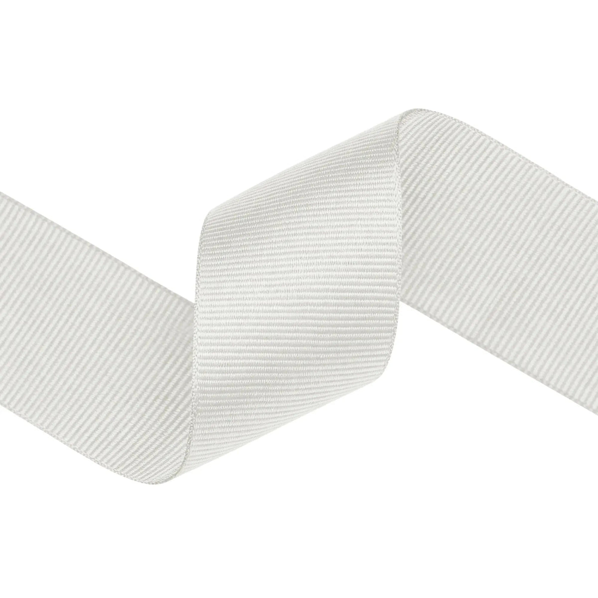 Textured Grosgrain Ribbon | Shell Grey (007)
