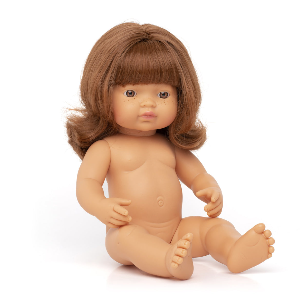 Baby Doll Caucasian Redhead Girl 15"
