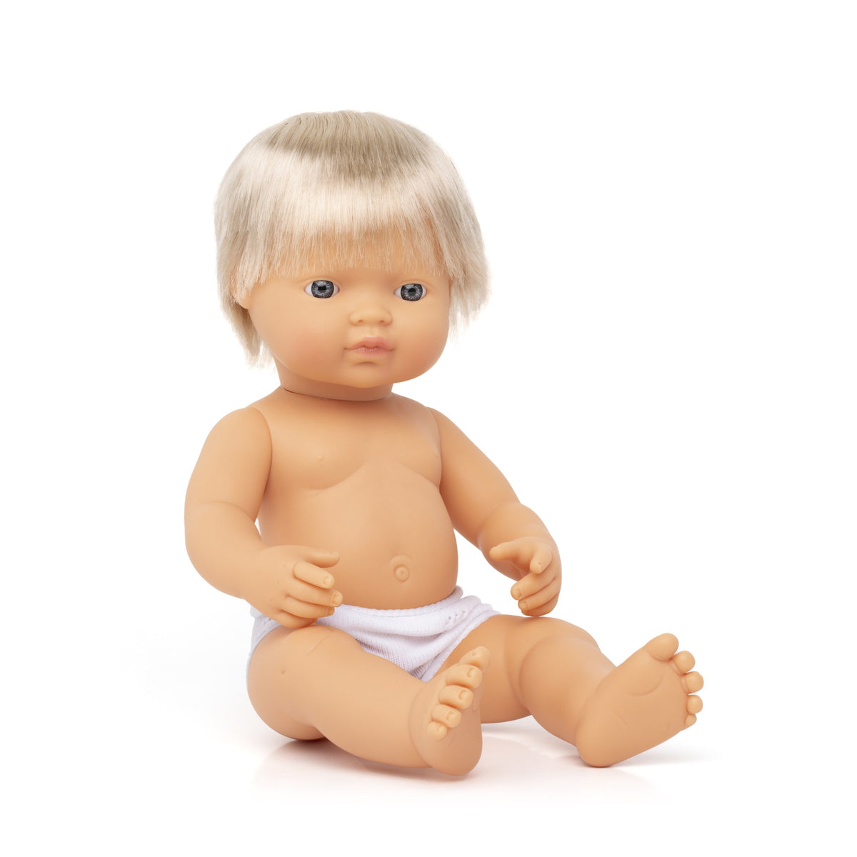 Baby Doll Caucasian Blond Boy 15"