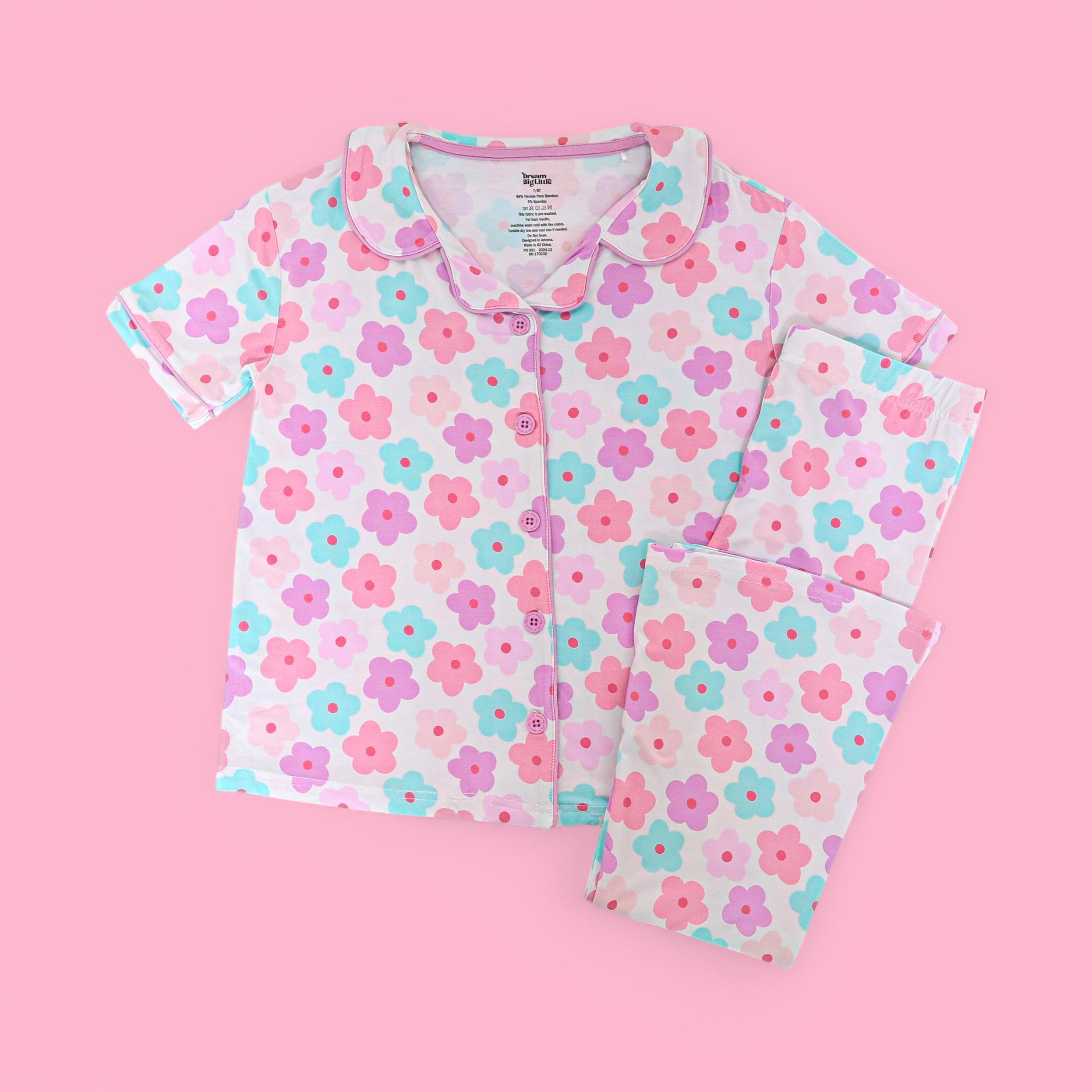 Violet Fields Dream Girl's Flare Set