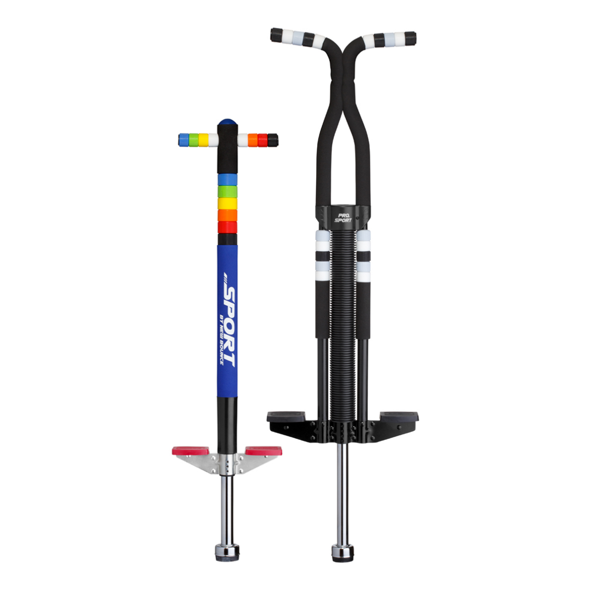 Set Of Two Ultimate Pogo Sticks W/silicone Grips