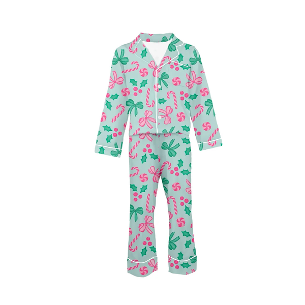 Tweenstyle By Stoopher - Holly Jolly Silky Loungewear Set
