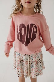 Girl's Drop-shoulder Pullover