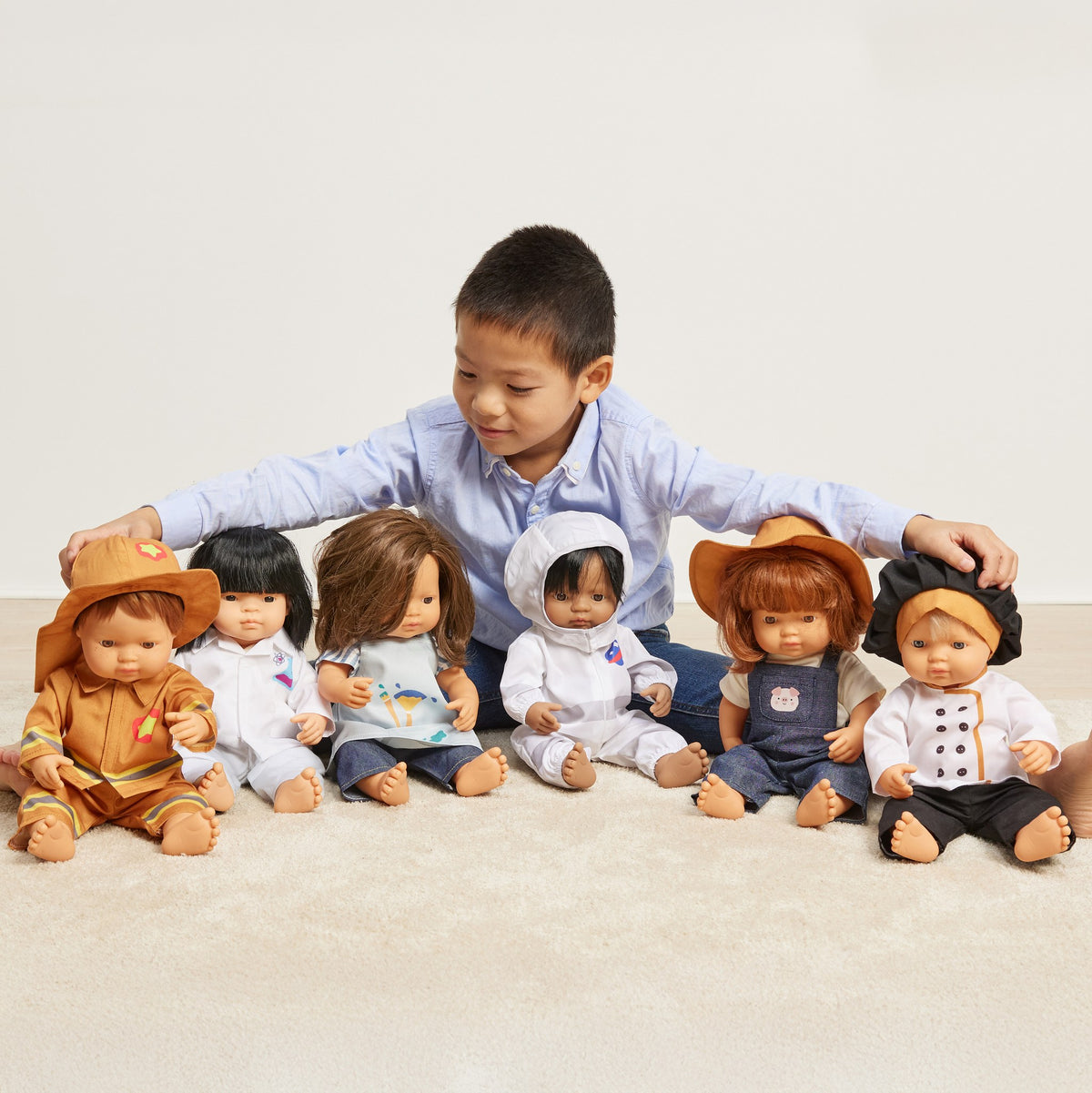 Firefighter Doll Set 15"