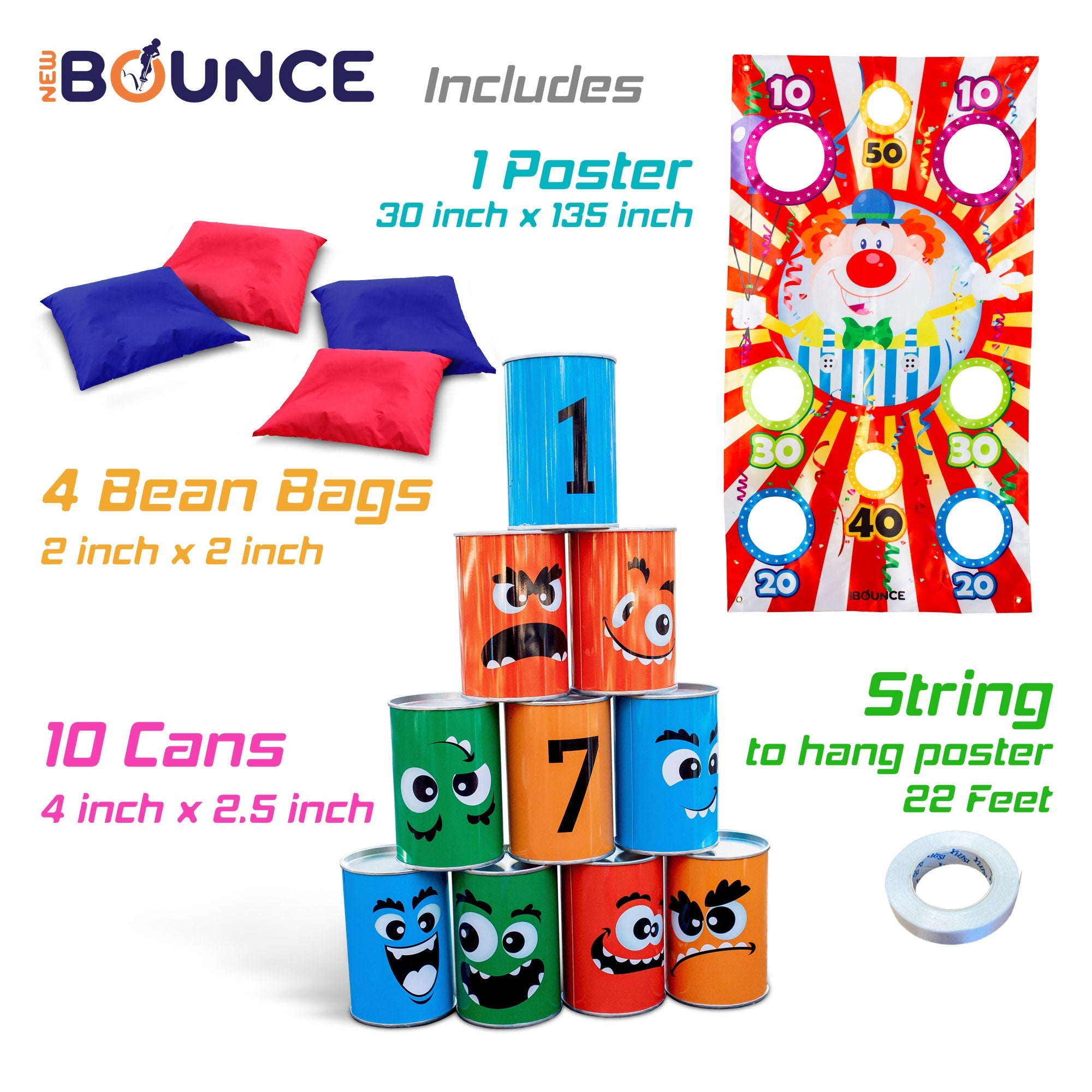 Bean Bag Can Toss Games